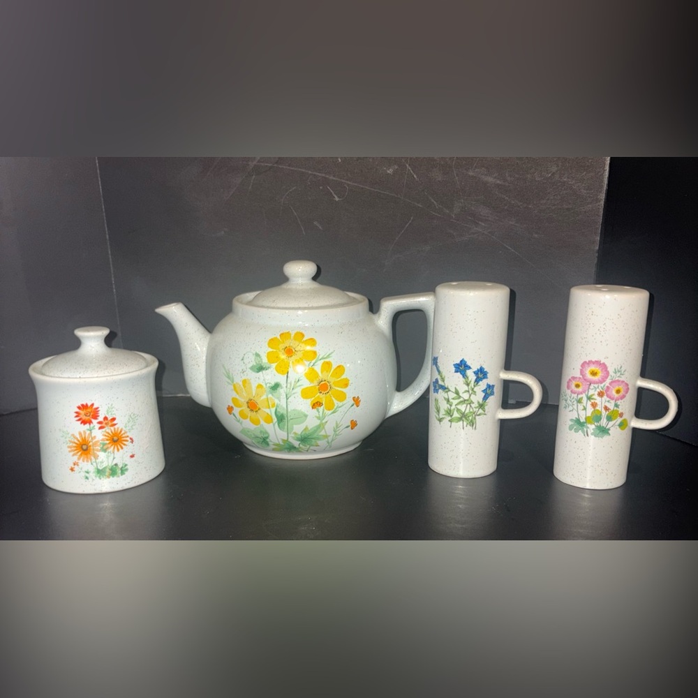 Floral Teapot Set